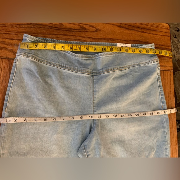 INC international concepts, blue denim, straight leg ankle pant size 12 - Picture 7 of 14